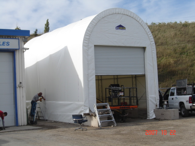 fabric building, dome building, fabric structure, custom building, engineered building, XL Shelter, Outfront