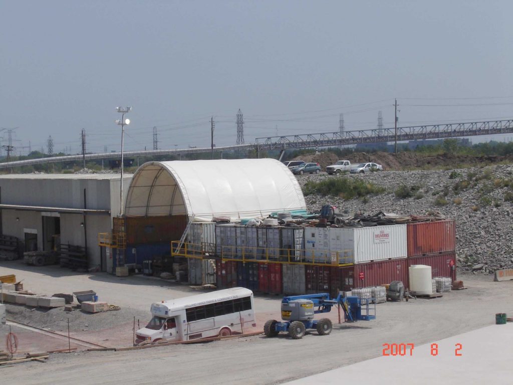 Fabric Covered Shipping Container Buildings
