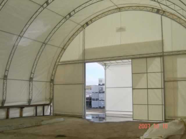 fabric building, fabric structure, dome building, xl shelter, Ontario buildings, container building, sea containers, shipping container, cover all, outfront portable solutions