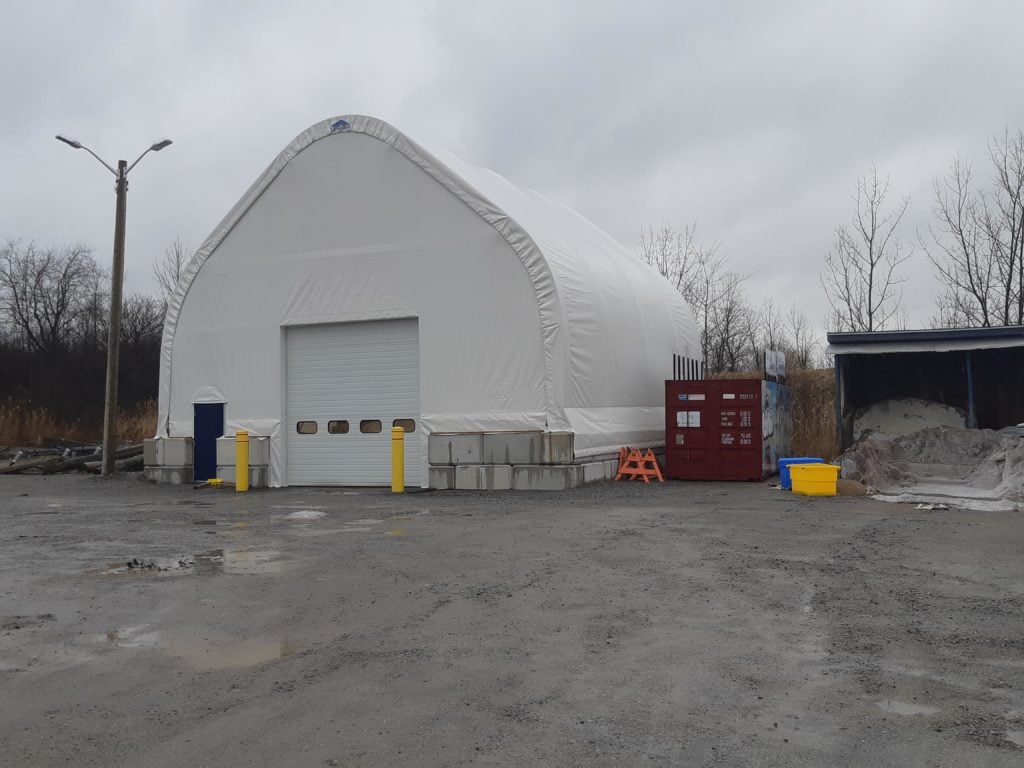 fabric building, dome building, fabric structure, custom building, engineered building, XL Shelter, Outfront, contour building, block foundation, newman brothers